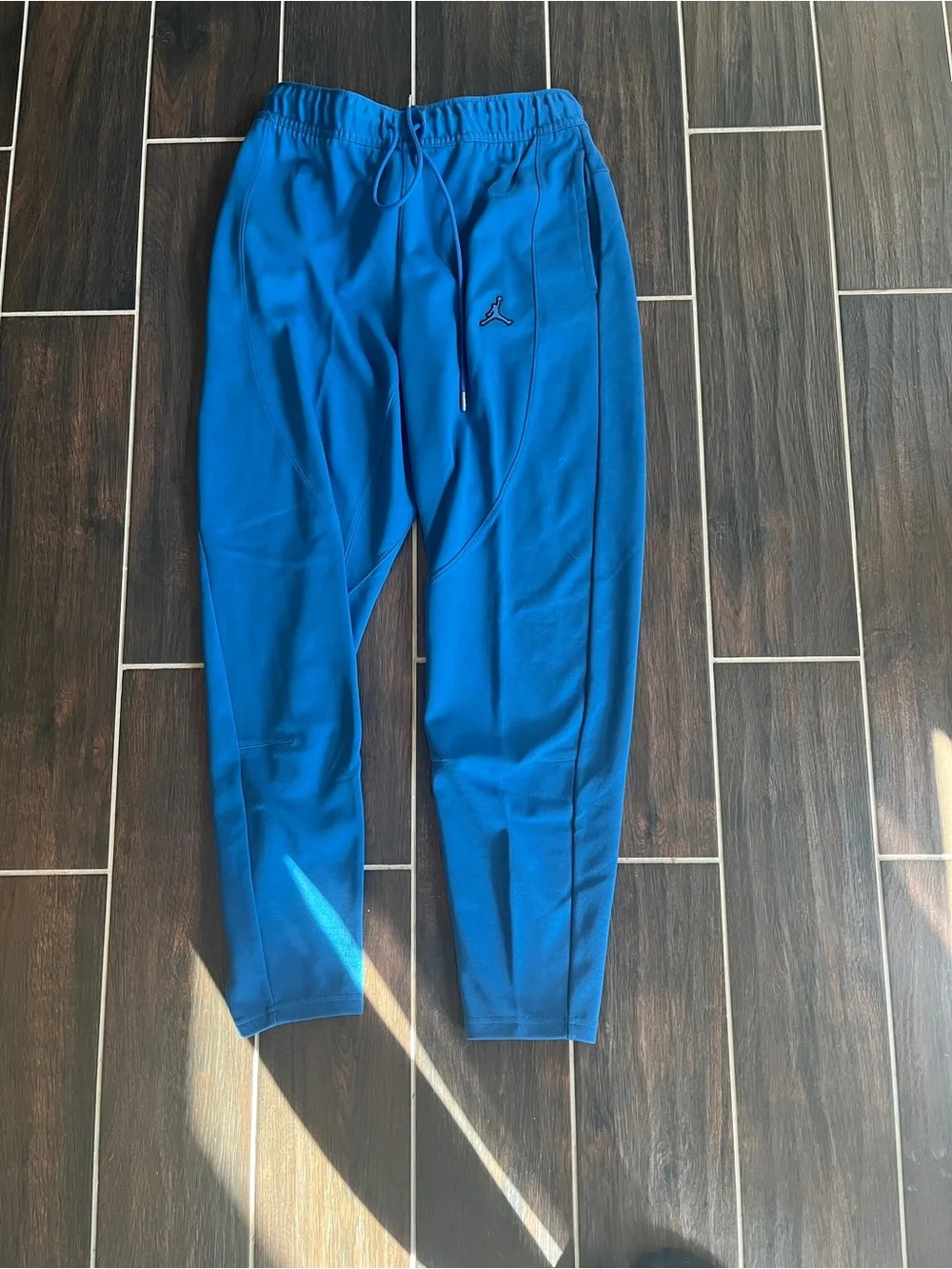 Jordan Royal Blue Athletic Joggers with Embroidered Jumpman